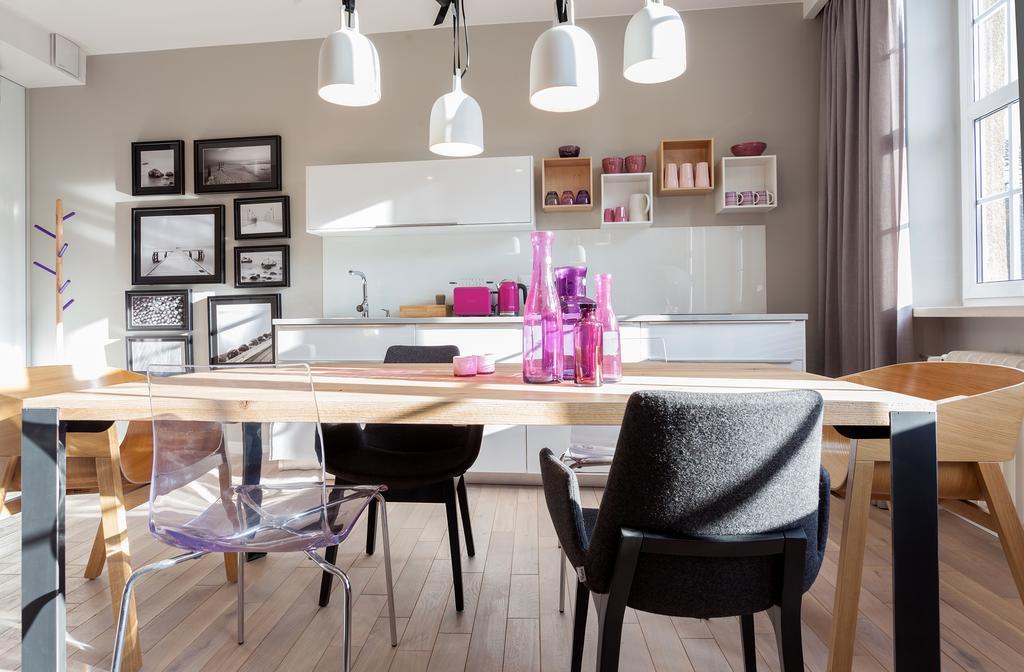 Apartament Soleil III Daire Gdansk Oda fotoğraf