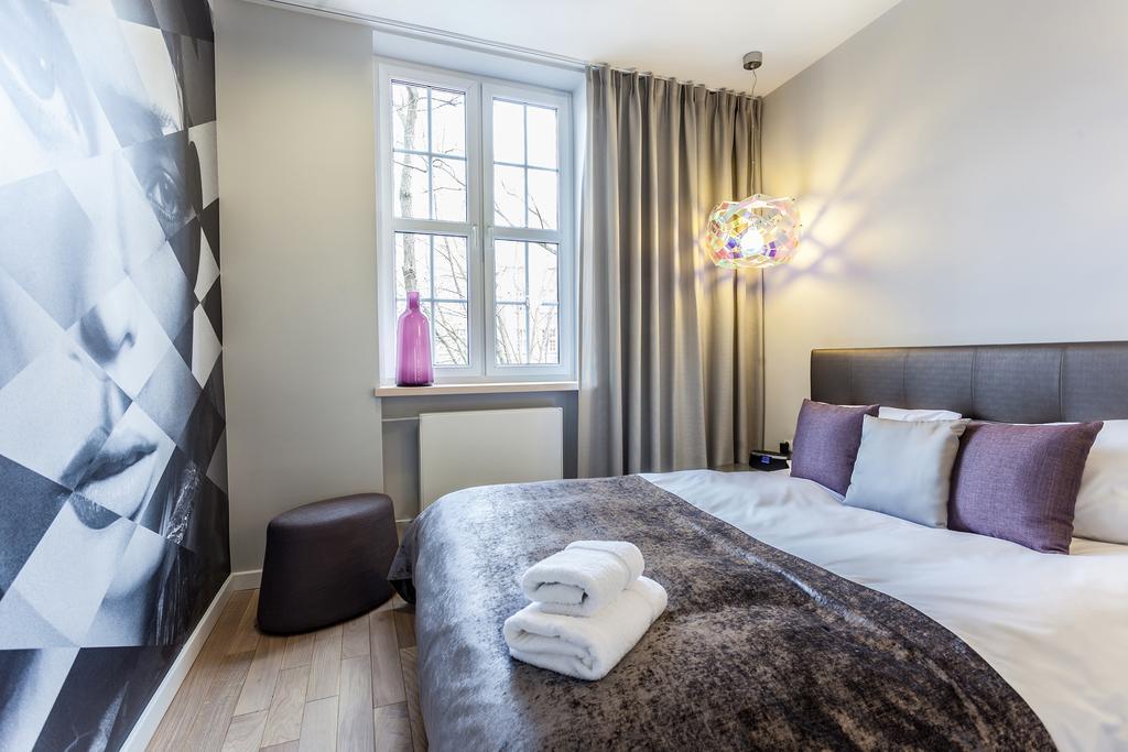 Apartament Soleil III Daire Gdansk Oda fotoğraf