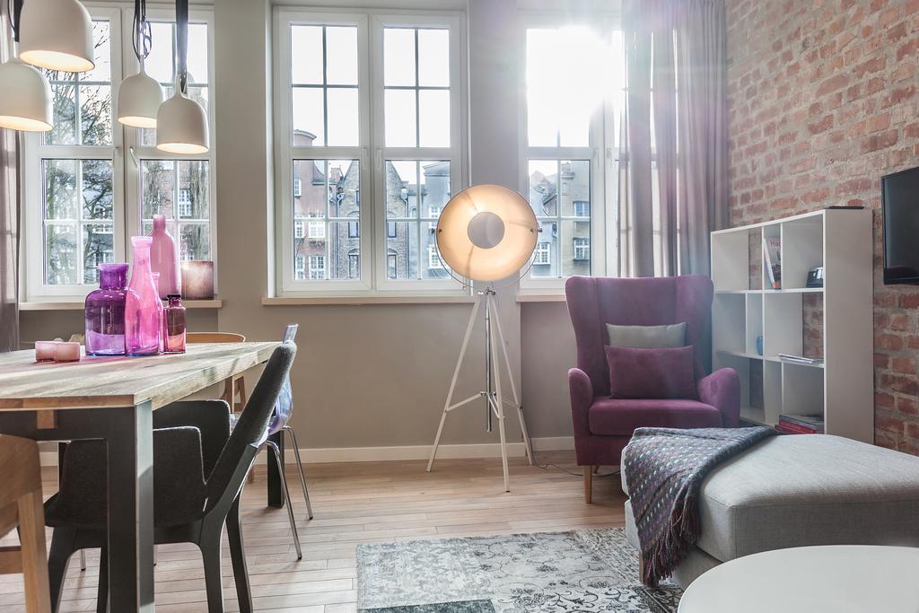 Apartament Soleil III Daire Gdansk Oda fotoğraf