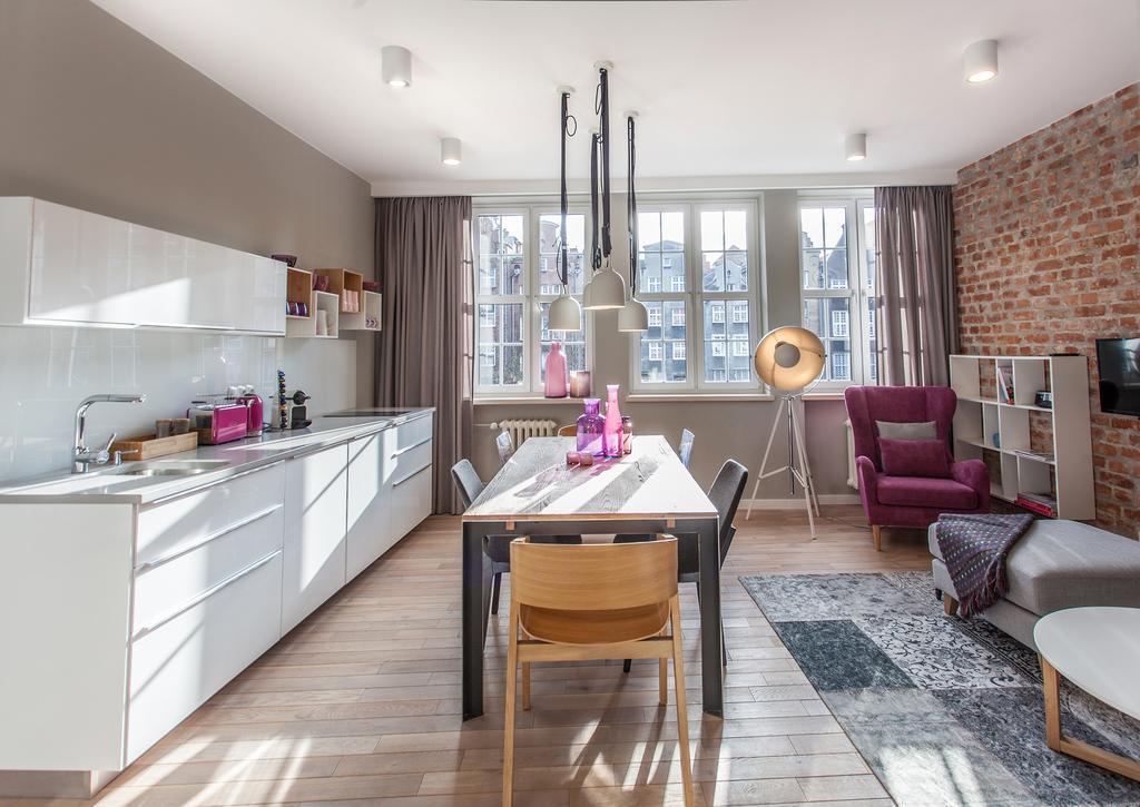 Apartament Soleil III Daire Gdansk Oda fotoğraf