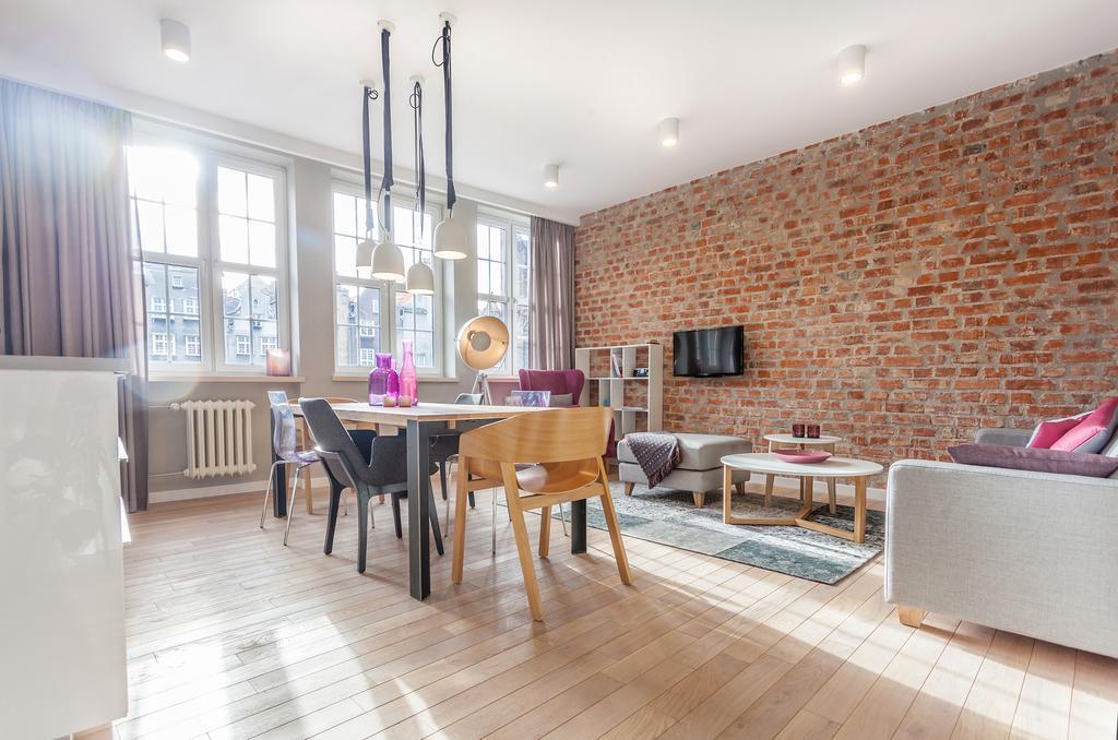 Apartament Soleil III Daire Gdansk Oda fotoğraf