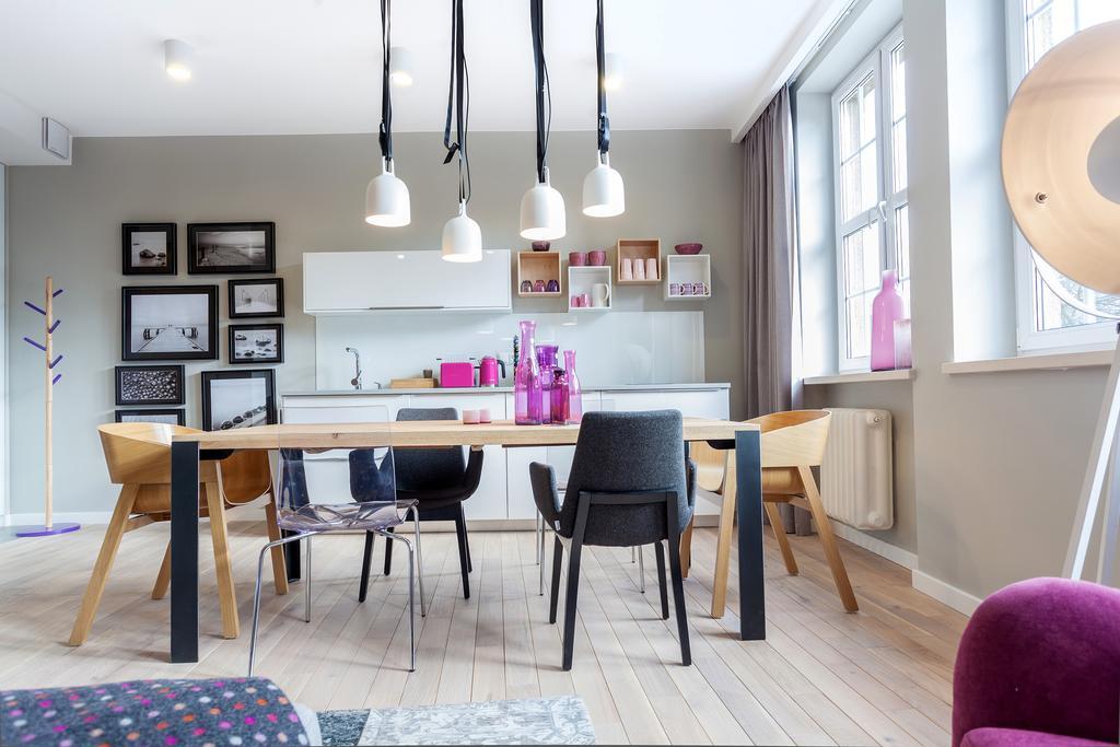 Apartament Soleil III Daire Gdansk Oda fotoğraf