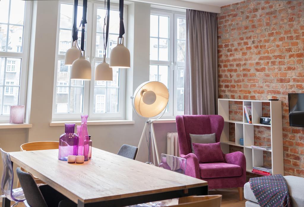 Apartament Soleil III Daire Gdansk Oda fotoğraf